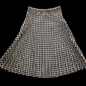 NWOT RACHEL ZOE Women’s MIDI Skirt Black & White Size 2